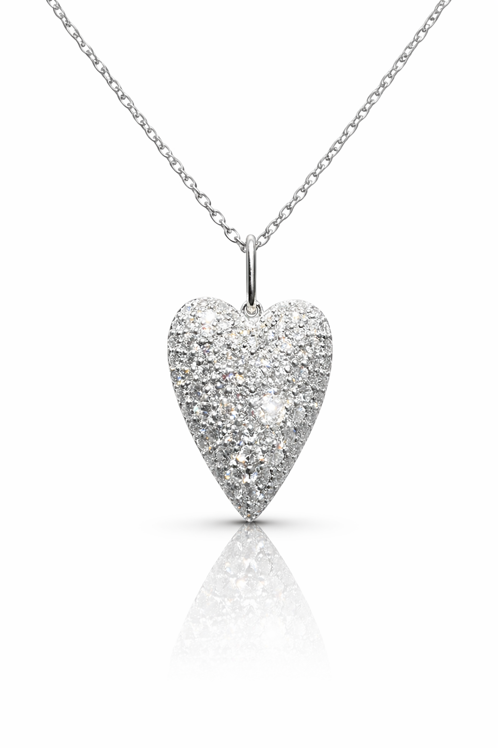 Pavé Heart Pendant